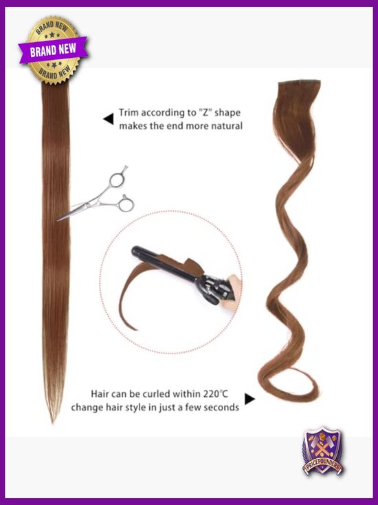 5pcs 18 inch Clip in Hair Extensions 100% Real Human Hair Straight Wavy